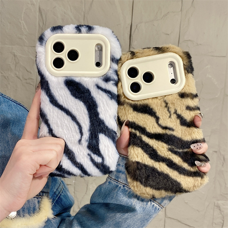 Phone Cases For Iphone 15 - Custodia Protettiva Antiurto in Peluche Morbido