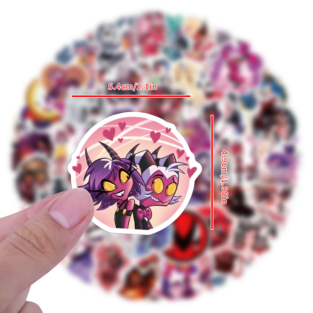 Phone Cases Wholesale - 10/30/60/120 pezzi di adesivi anime Helluva
