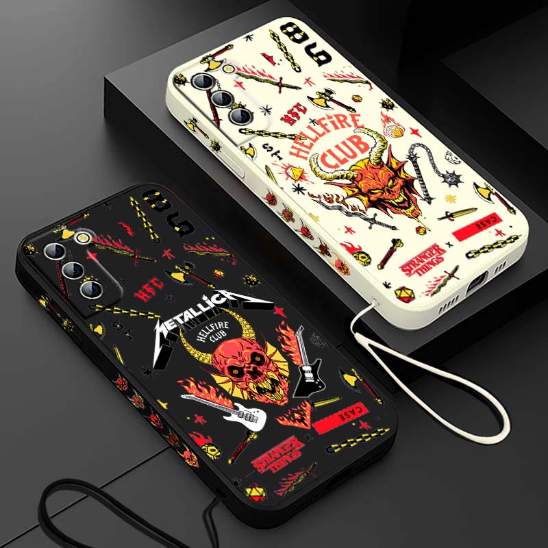 Phone Cases Samsung S25 Ultra - Cover per telefono con cordino liquido