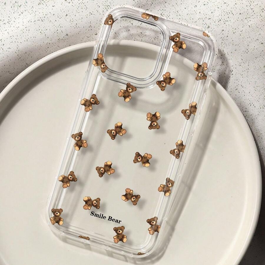 Cute Cartoon Case - Custodia per telefono con stampa orso