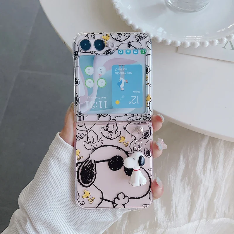 Cute Cartoon Case - Custodia Trasparente per Telefono con Simpatici