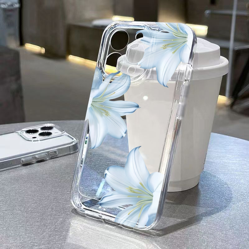 Phone Cases Protective - Custodia per telefono trasparente alla moda