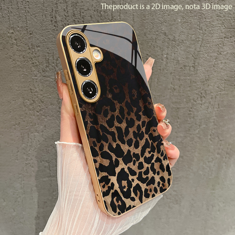 Phone Cases Protective - Cover Protettiva in Vetro Dorato con