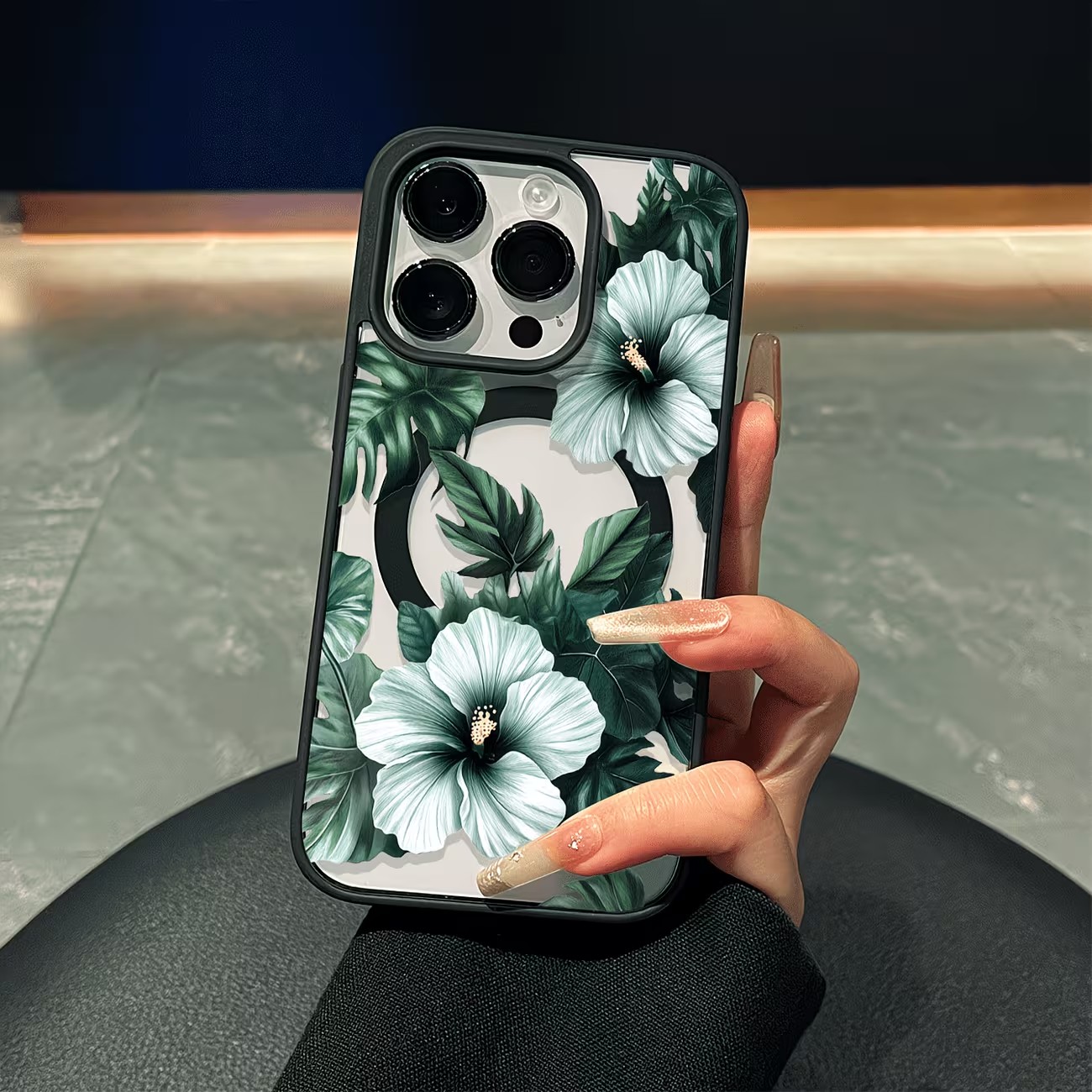 Phone Cases Protective - Custodia per telefono con stampa floreale