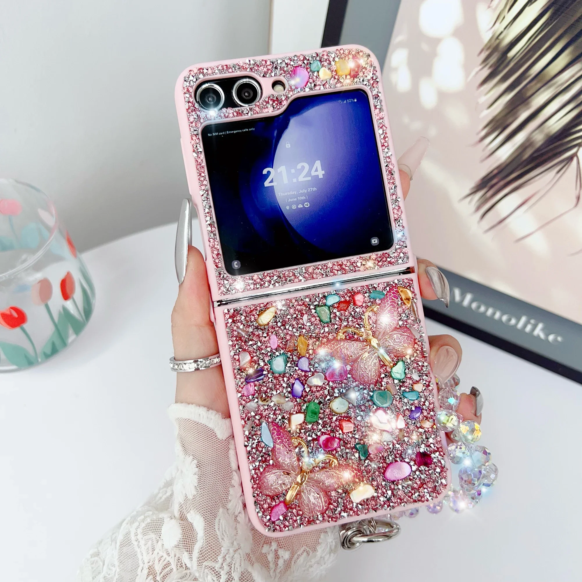 Custodia per telefono glitter  - Phone Cases Z Flip 5 recensione e prezzo